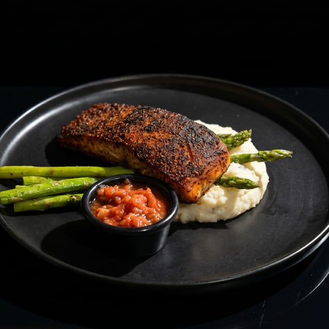 Blackened Salmon.
