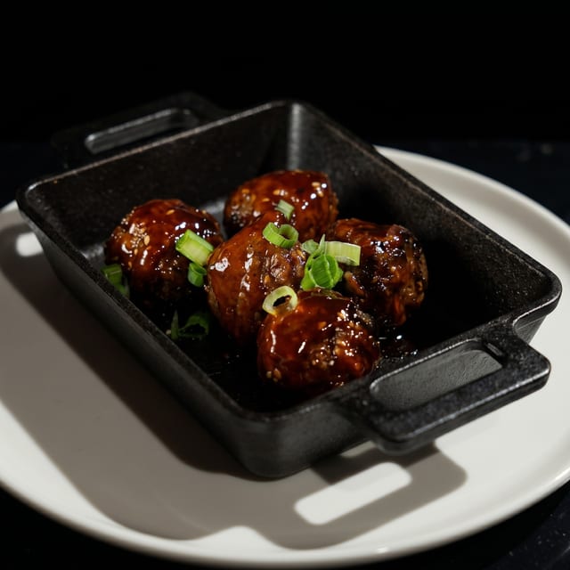 Vegan Sweet Meatballs.